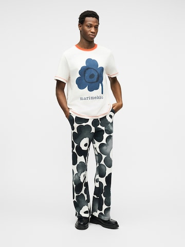 Marimekko Футболка 'TARTTUA UNIKKO PLACEMENT' в Белый