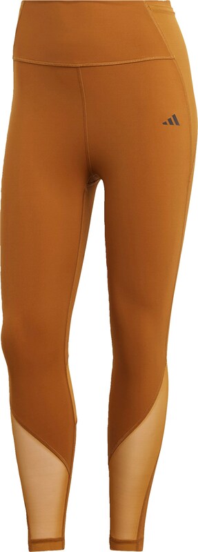 ADIDAS PERFORMANCE Skinny Sporthose in Karamell ADIDAS PERFORMANCE Skinny Sporthose in Karamell