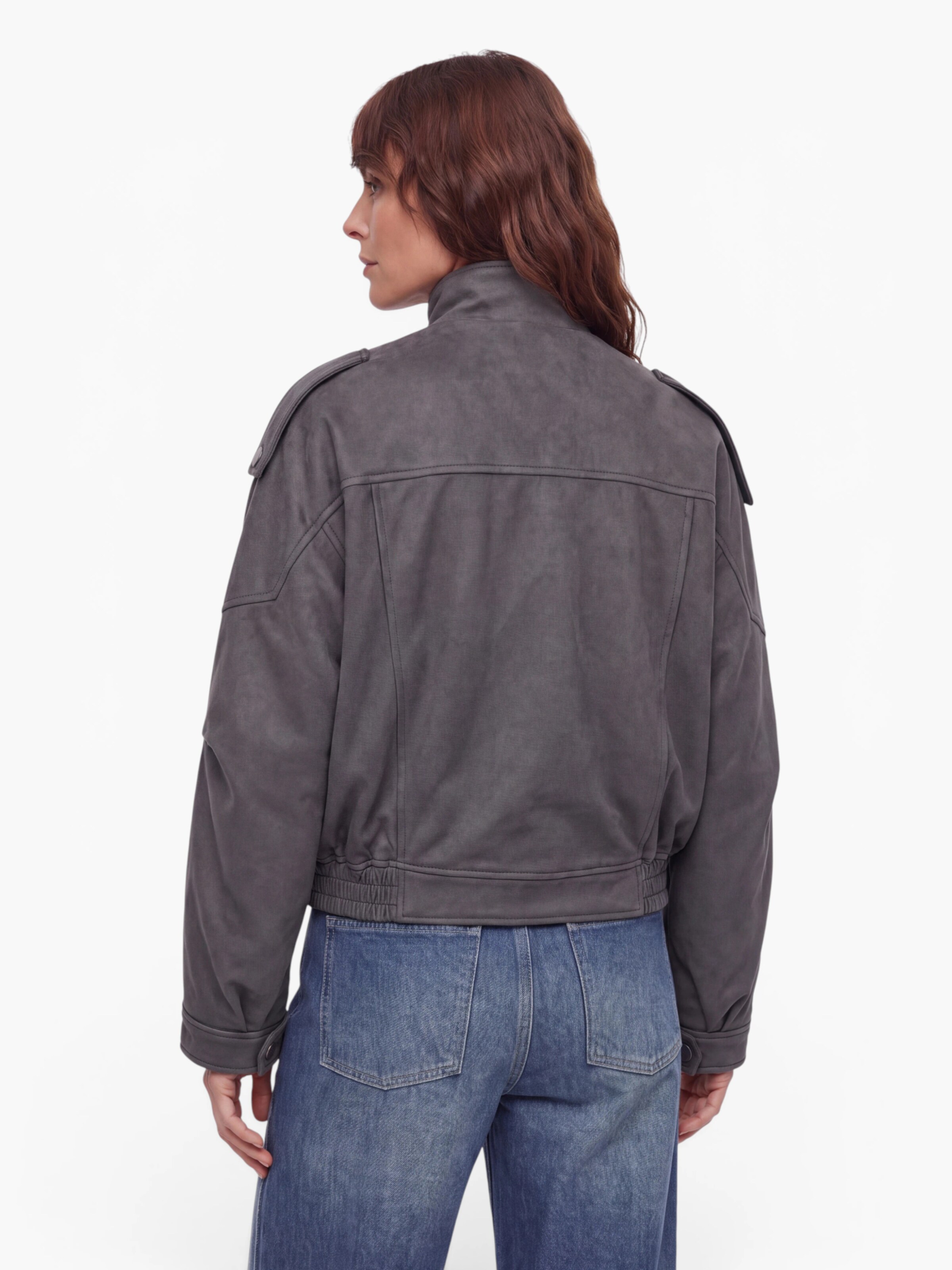 VERSTIQUE - Chaqueta de entretiempo en gris