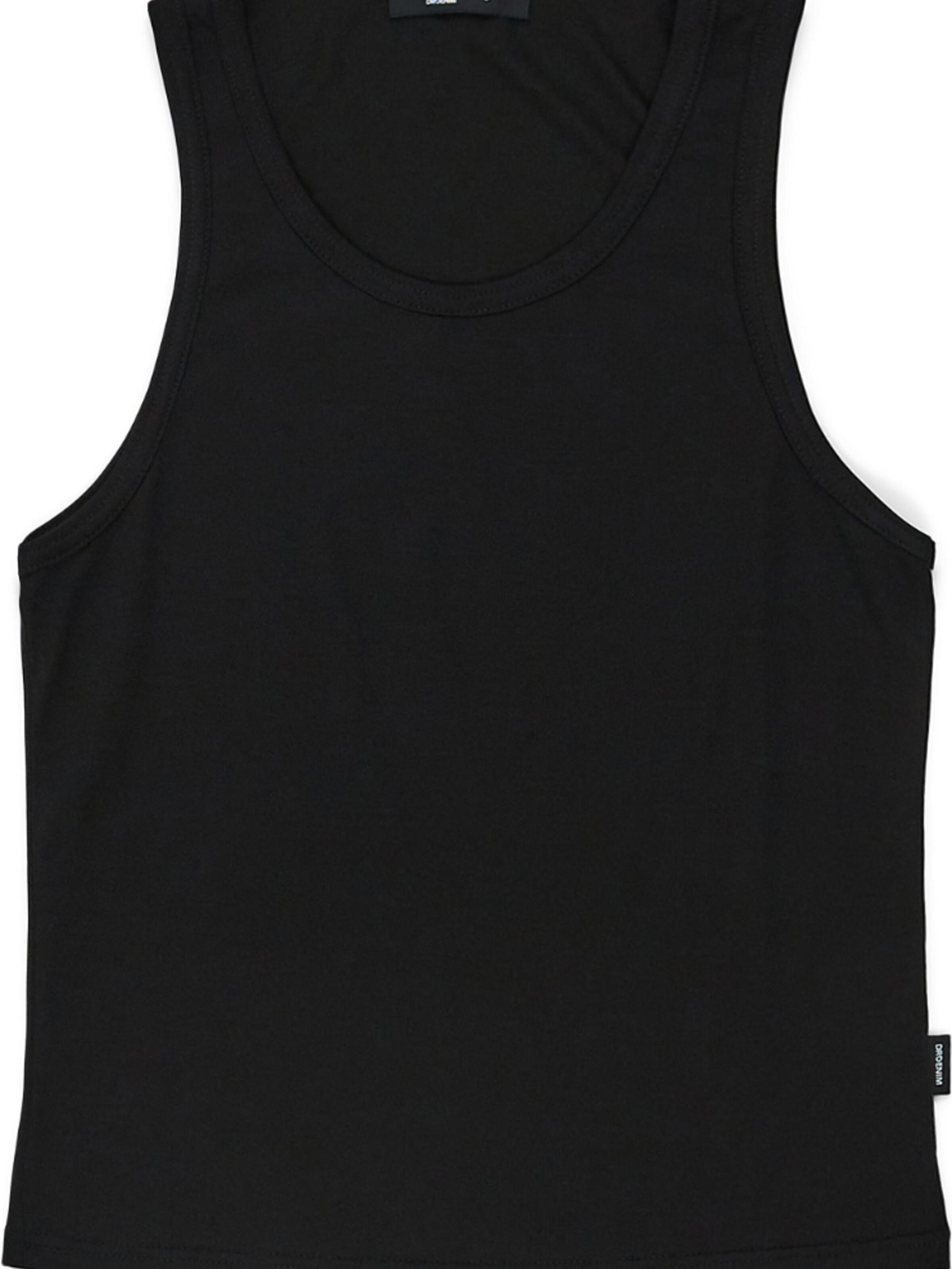 Dr. Denim Top 'Mella'‌‌‌ in Schwarz: Vorderseite