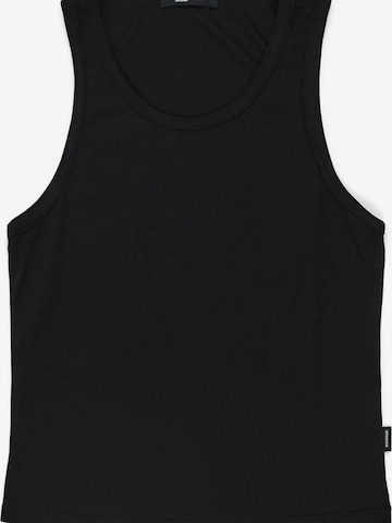 Dr. Denim Top 'Mella' in Schwarz: Vorderseite