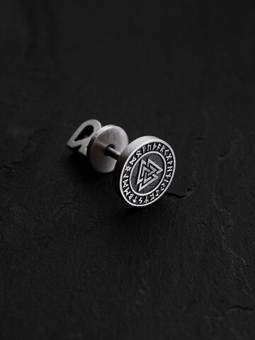 Boucles d'oreilles 'VALKNUT. RUNES' REYTEL en argent