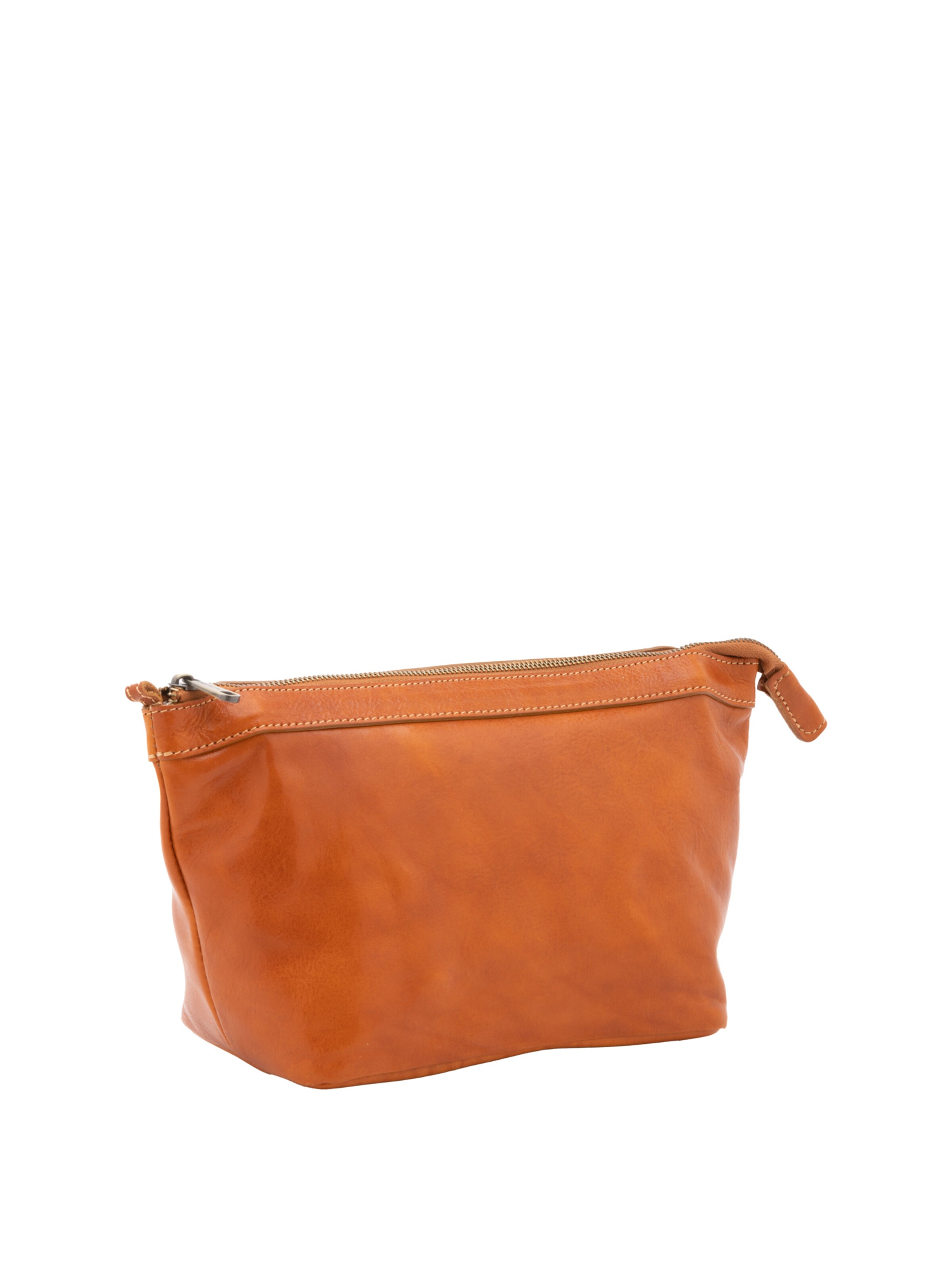 Pochette 'Pochette in vera pelle con zip - I Fratelli' di I Fratelli in beige