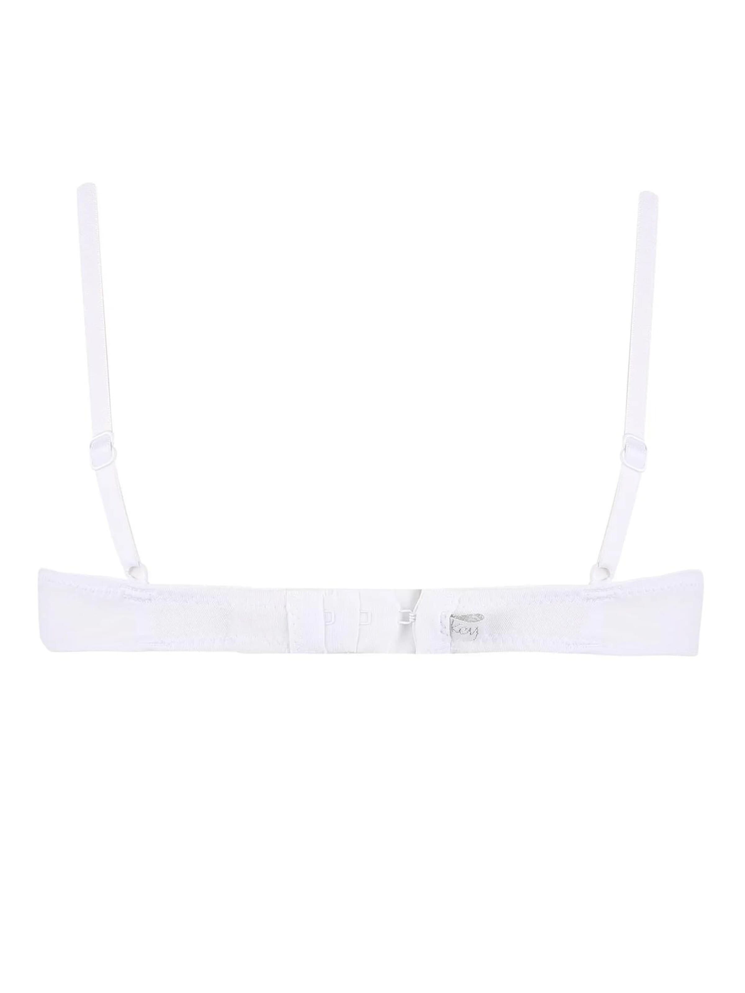 Key T-shirt Bra 'Biustonosz TBC 024' in White