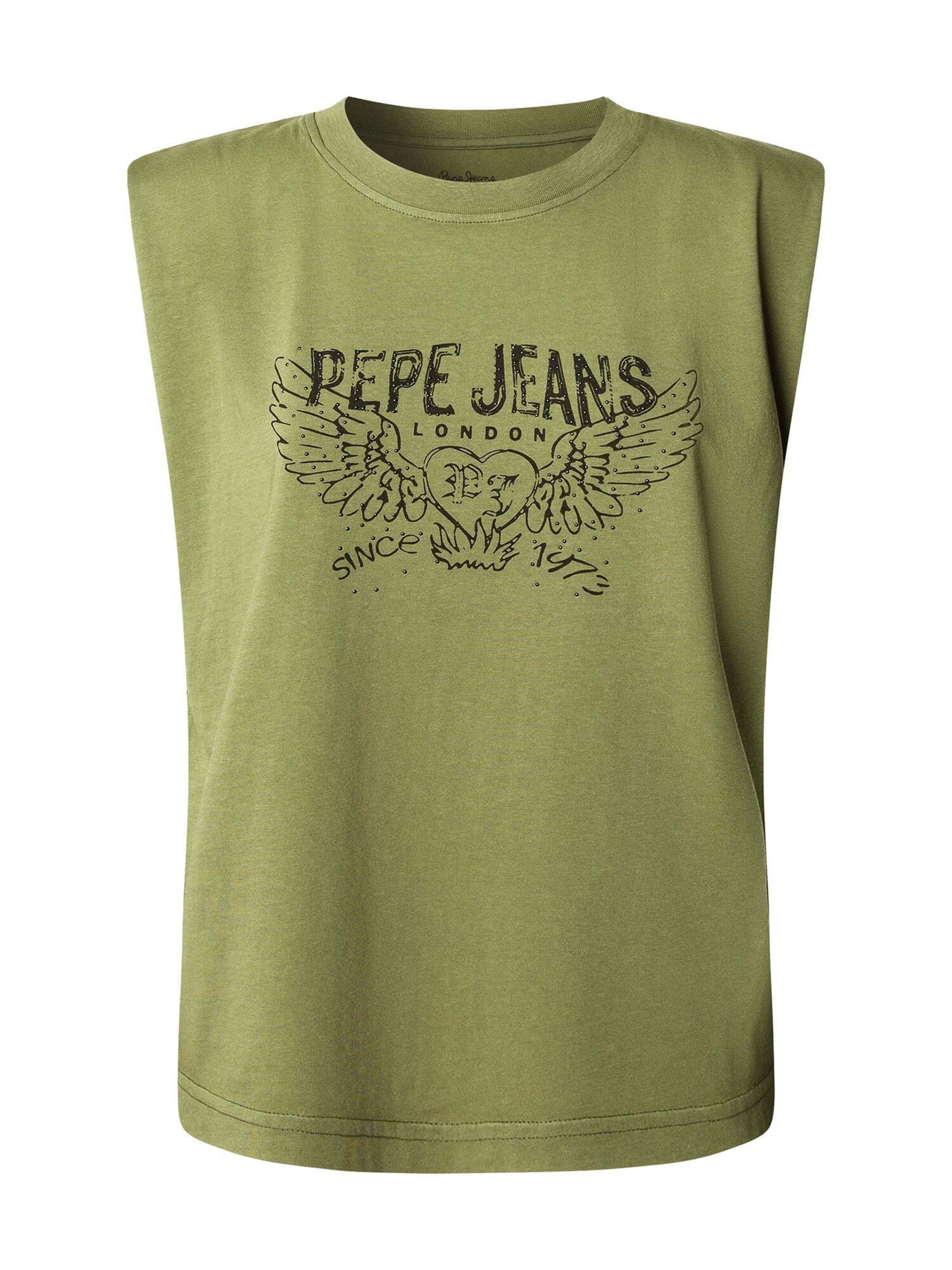 Pepe Jeans Shirt 'Bertha' in Green: front