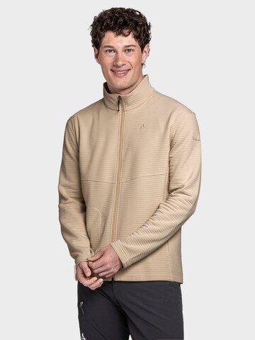 Schöffel Funktionsfleecejacke 'Smue' in Beige: Vorderseite