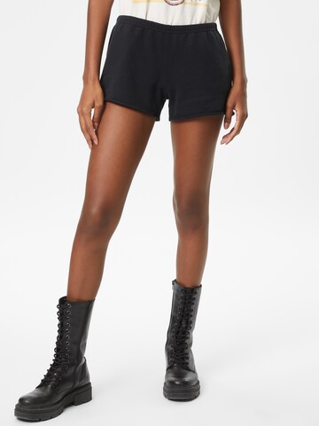 HOLLISTER Regular Shorts 'TERRY' in Schwarz: predná strana