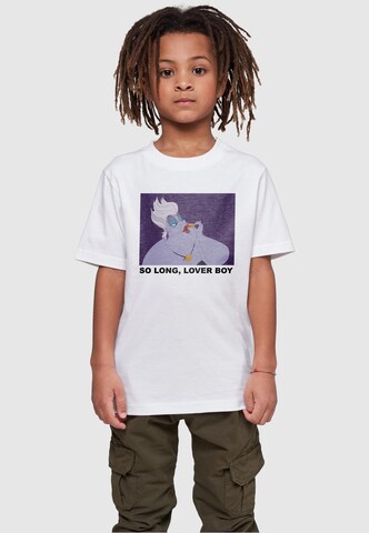 ABSOLUTE CULT Shirt 'Little Mermaid - Ursula So Long Lover Boy' in White: front