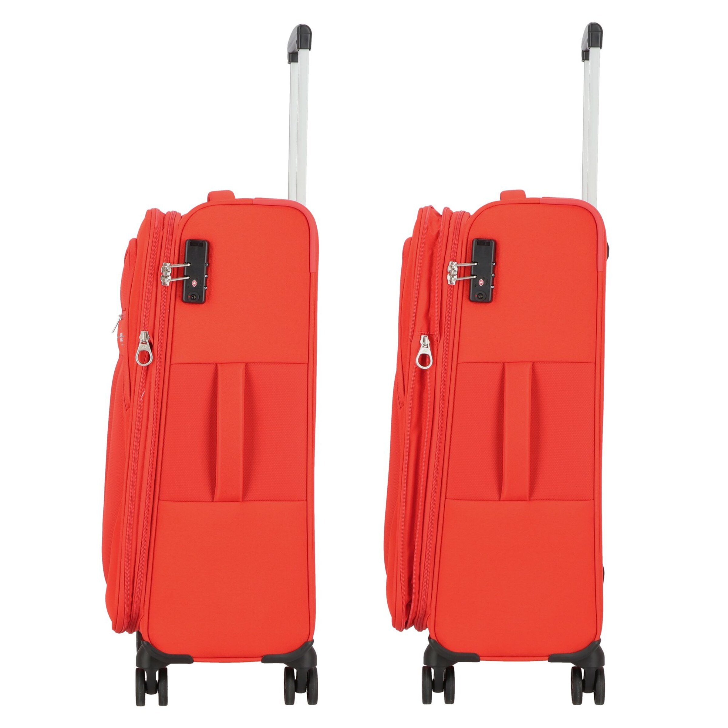 Set di valigie di American Tourister in rosso