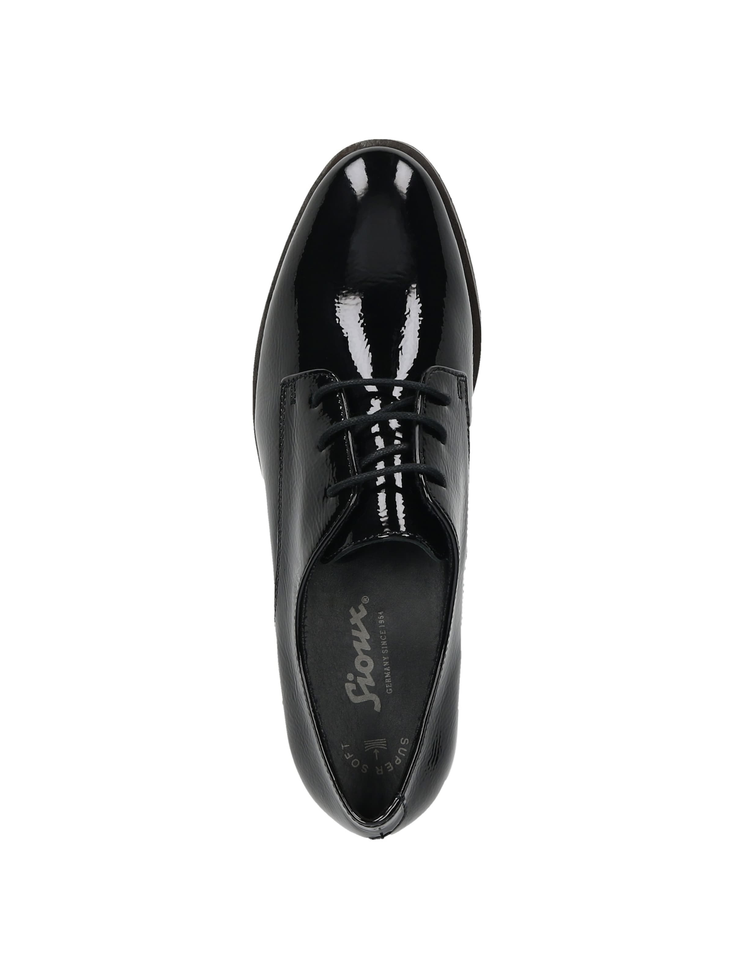 SIOUX Lace-up shoe ' Bovinia-714 ' in Black