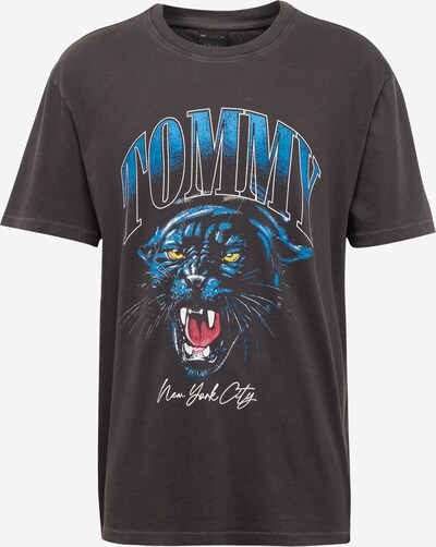 Tommy Jeans T-Krekls 'COLLEGE TIGER', krāsa - zils / sarkans / melns / balts, Preces skats