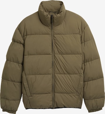 TOM TAILOR DENIM Зимняя куртка в Зеленый: спереди