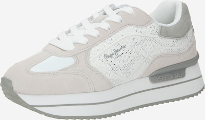 Pepe Jeans Sneakers 'RUSPER GALA' in Grey / Taupe / White, Item view