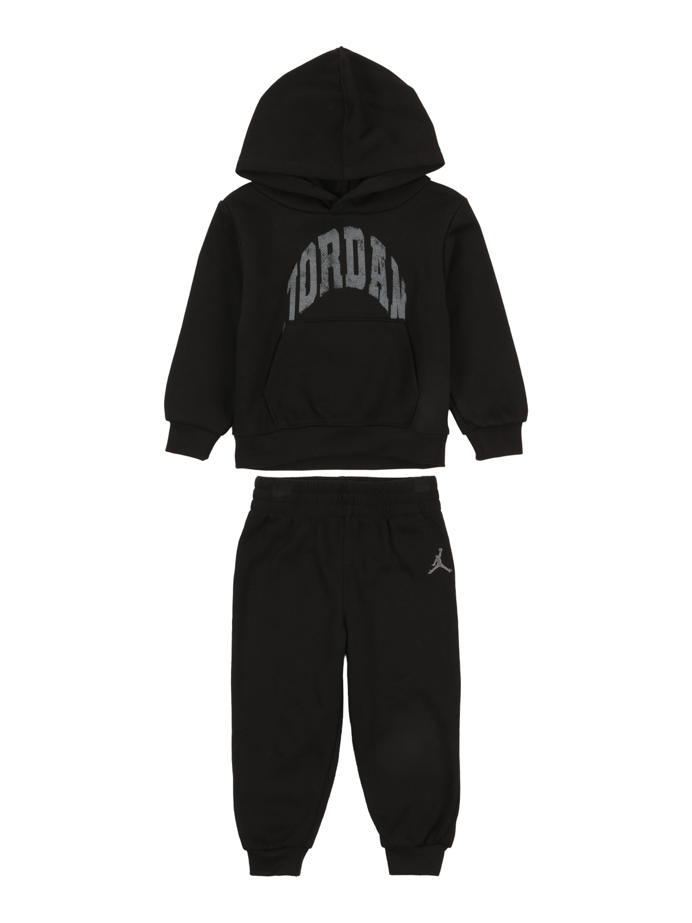 Jordan Φόρμα τρεξίματος σε μαύρο: μπροστά