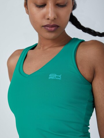 SPORTKIND Sporttop 'Tanktop V-Neck'‌‌ in Grün