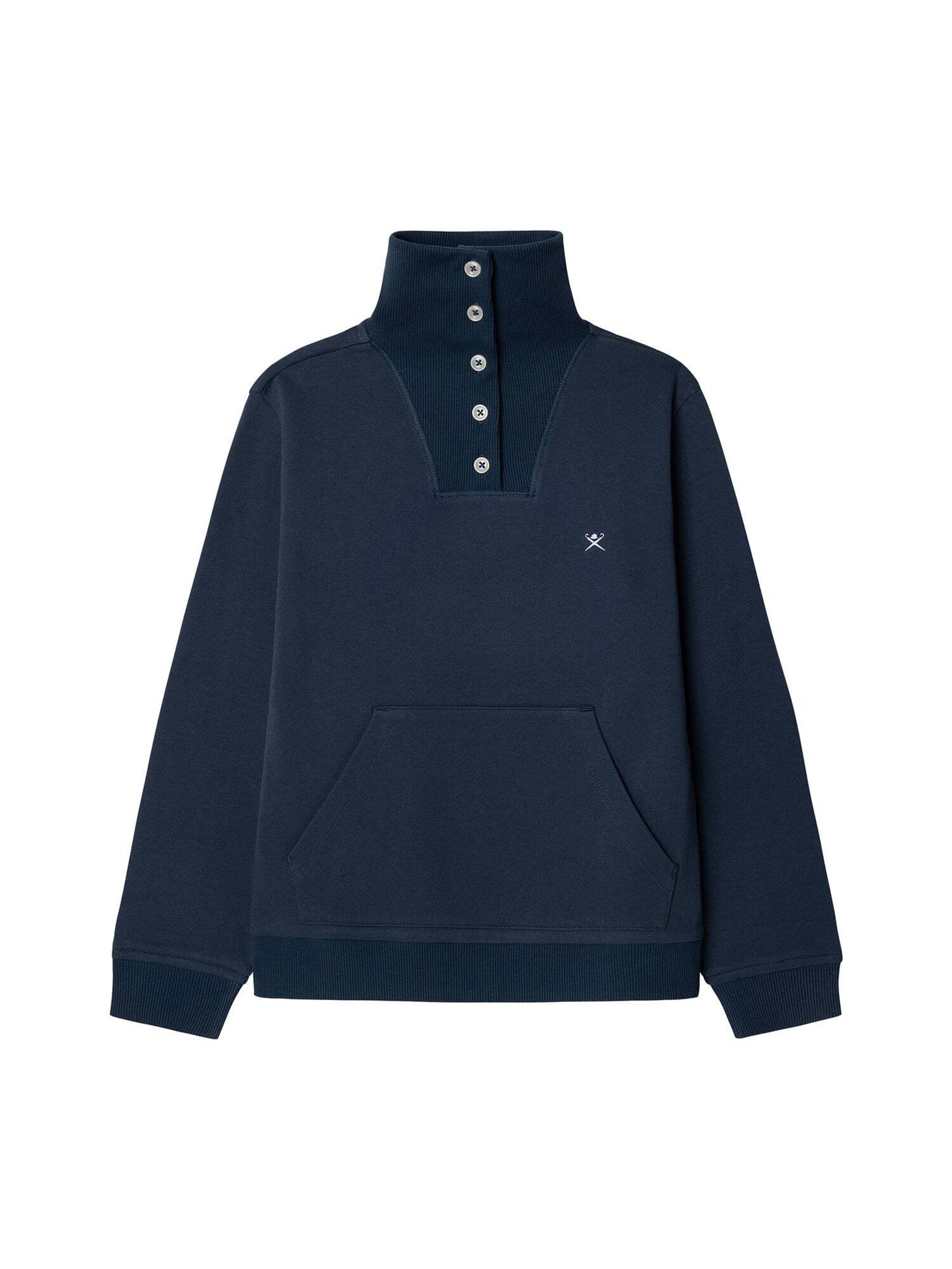 Sweat 'Deep In Thought' Hackett London en bleu : devant