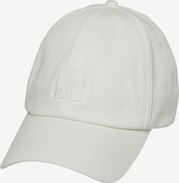 Casquette Marc O'Polo en blanc : devant