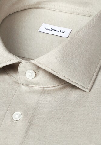 SEIDENSTICKER Regular Fit Businesshemd in Beige