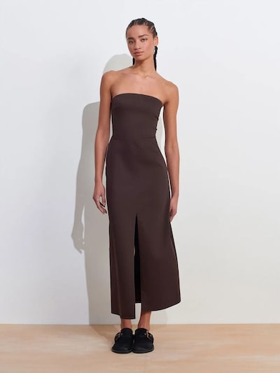 Dilvin Robe en 38 en marron, Vue avec produit
