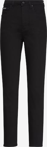 Calvin Klein Jeans Skinny Farkut 'CLASSIC' värissä musta: etupuoli