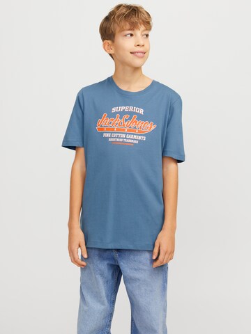 Maglietta di Jack & Jones Junior in blu: frontale