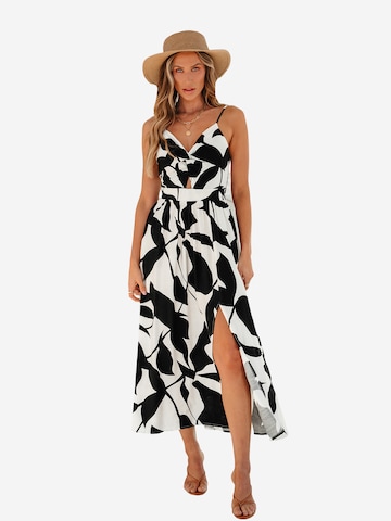 Cupshe Beach Dress in Black