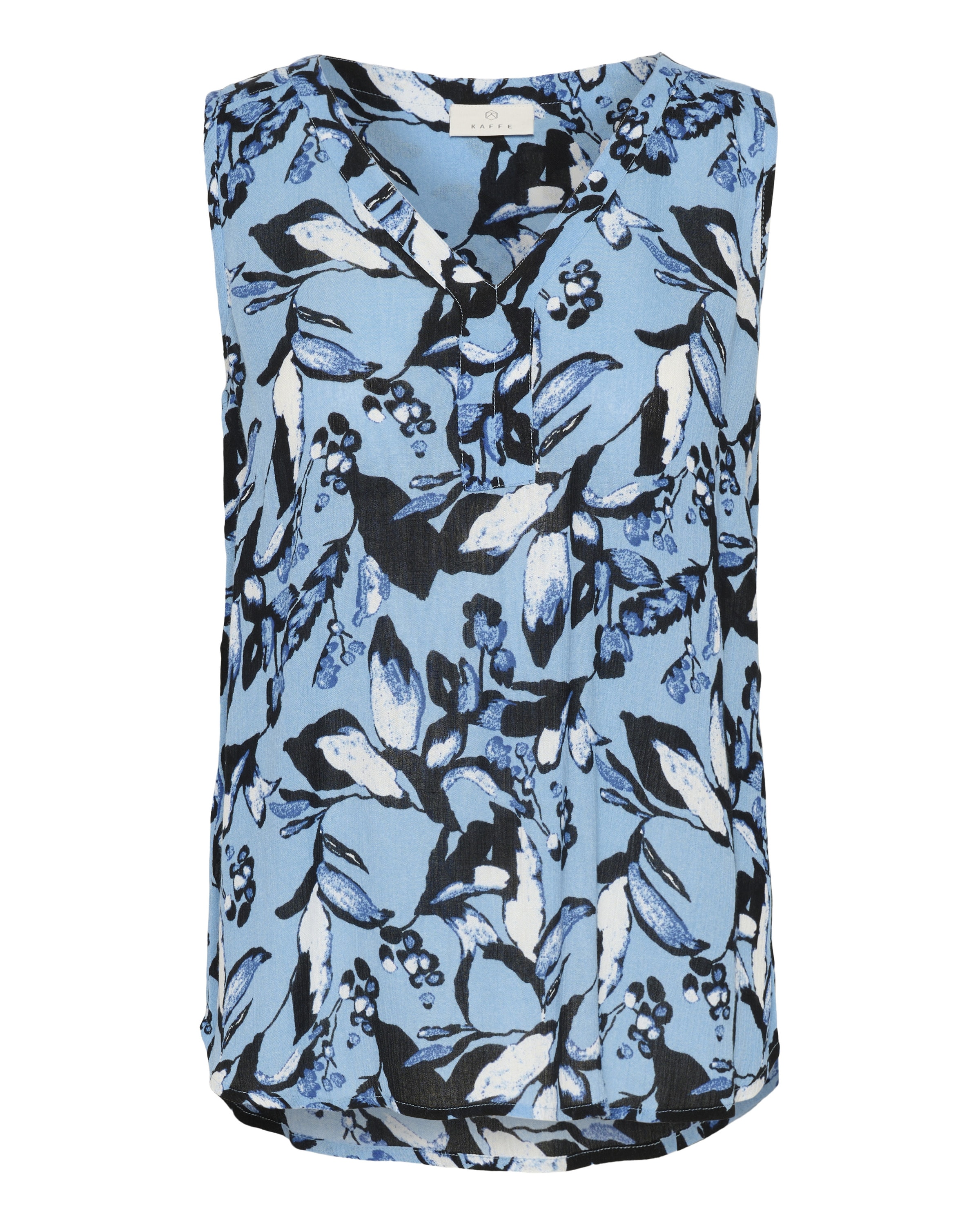 Kaffe Pluus 'KAAmber', värv sinine: eest vaates