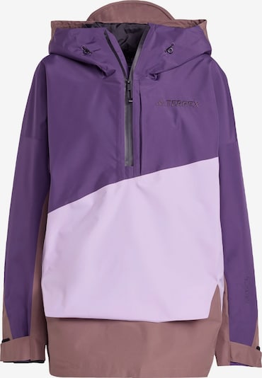 ADIDAS TERREX Outdoor jakna 'Xploric' veličine XXXS-XXS u smeđa / lila / ljubičasta, Pregled proizvoda