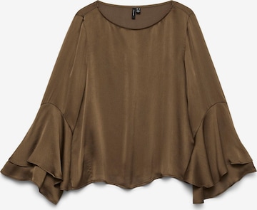 VERO MODA Bluse i grøn: forside