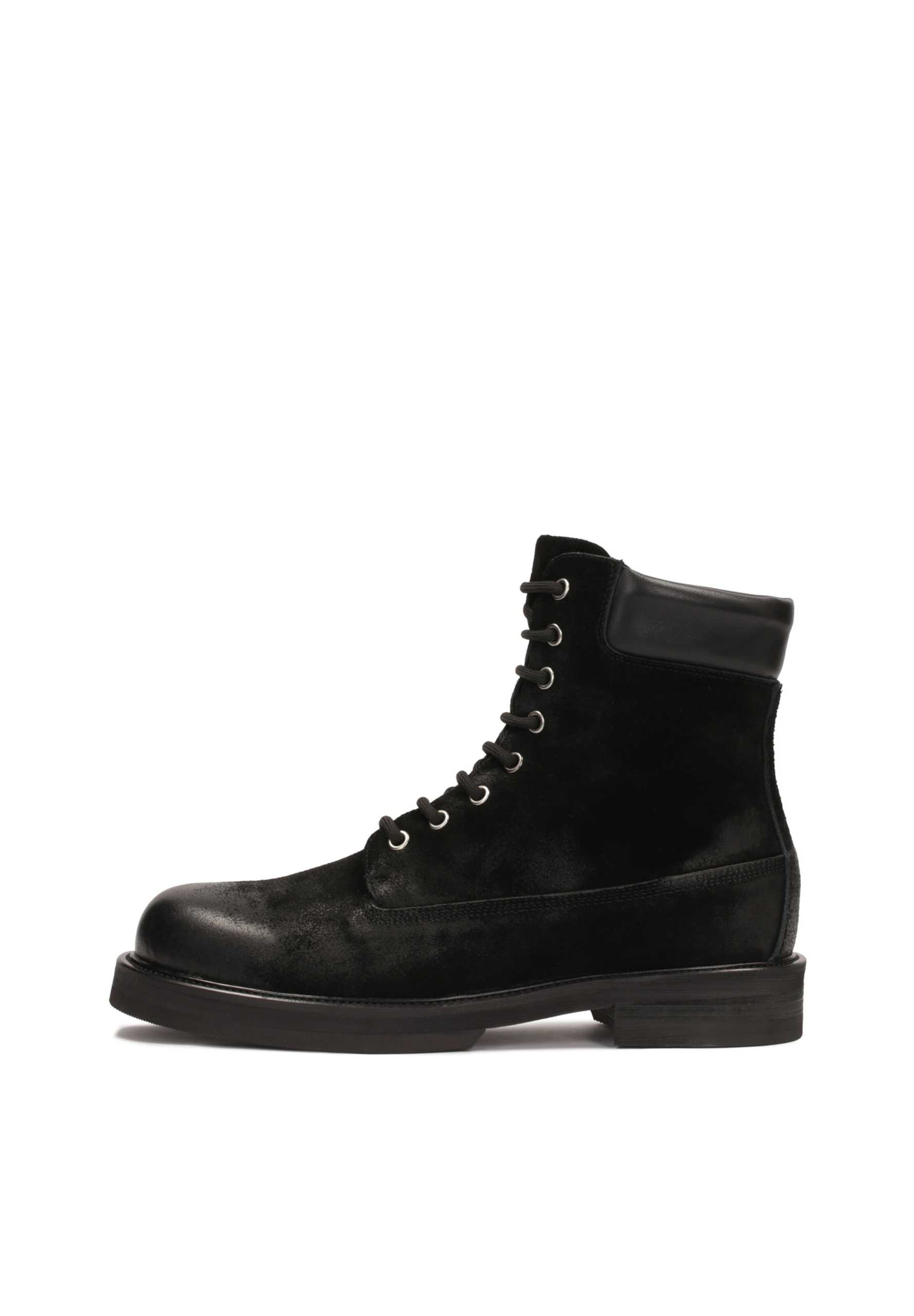 Kazar Šněrovací boty – černá: přední strana