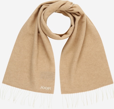 JOOP! Sjaal in de kleur Camel / Wit, Productweergave