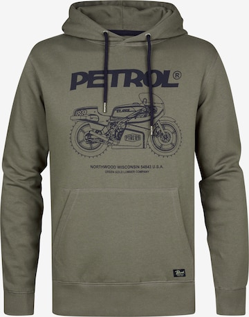 Petrol Industries Sweatshirt in Groen: voorkant