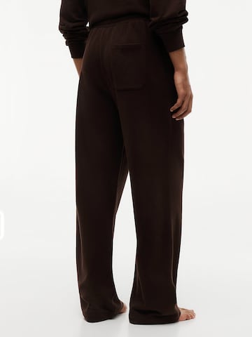 Wide Leg Pantalon TOMMY HILFIGER en marron