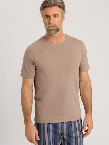 Hanro Shirt ' Living Shirts ' in Beige: voorkant