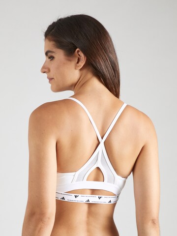 Bustino Reggiseno sportivo 'Aeroreact' di ADIDAS PERFORMANCE in bianco