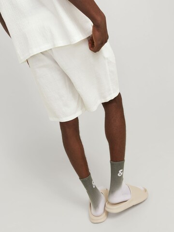 JACK & JONES Loosefit Bukser i hvid