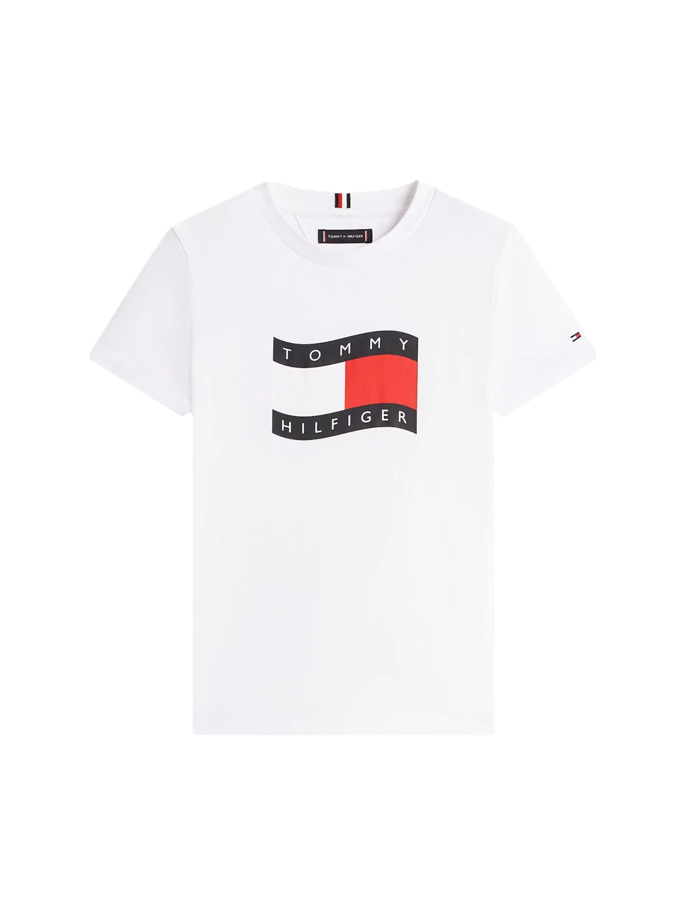 Tommy Hilfiger Kids Koszulka w kolorze biały: przód