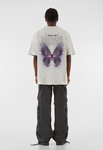 MJ Gonzales T-Shirt 'Frosted  Wings' in Grau