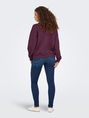 ONLY Sweatshirt 'ONLEly' in Red