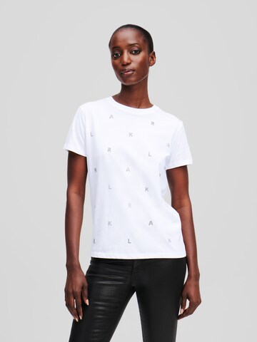 Karl Lagerfeld Shirt in White: front