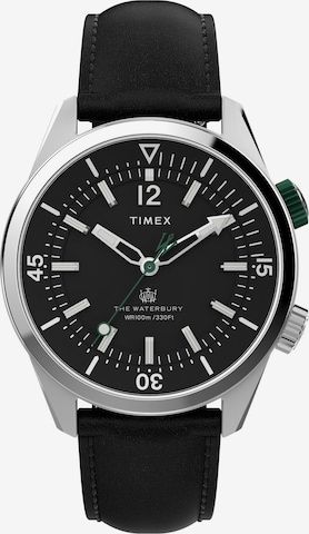 TIMEX Analoog horloge ' Waterbury Heritage Collection ' in Zwart: voorkant