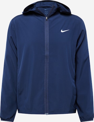 NIKE - Casaco de treino 'Form' em azul: frente