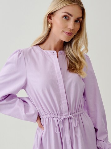 Robe 'SABINA' Tussah en violet