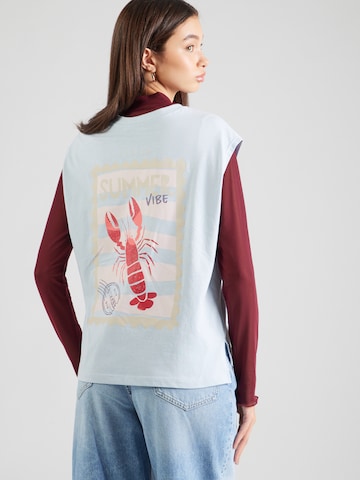 Sublevel - Camisa em azul: frente