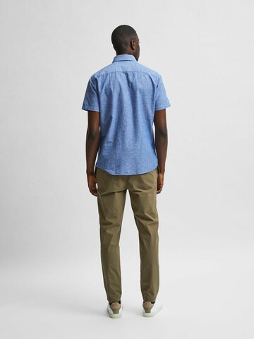 SELECTED HOMME Regular Fit Hemd in Blau