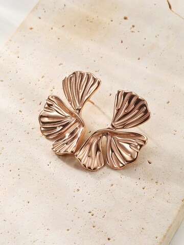Hey Happiness Ohrringe 'Ginkgo Leaf' in Gold