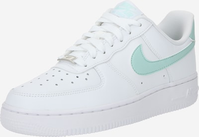 Nike Sportswear Platform trainers 'Air Force 1 '07' in Mint / White, Item view