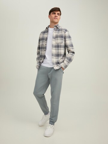 JACK & JONES Tapered Pants 'GORDON' in Grey