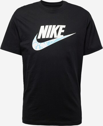 T-Shirt Nike Sportswear en noir : devant