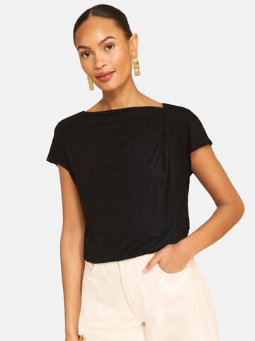 T-shirt love & roses en noir : devant